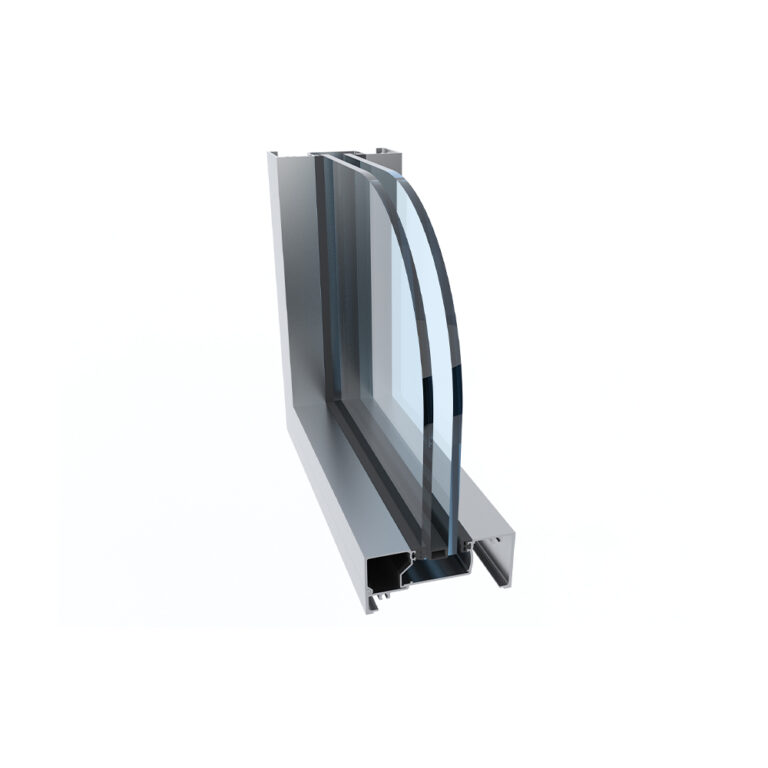 Placeholder for Commercial 101.6 x 44.4 mm centre double glazed frame